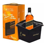 Whisky Johnnie Walker Black Label 12 Anos 1l Balde De Gelo