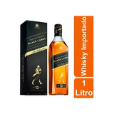 Whisky Johnnie Walker Blended Black Label 1l Sem Dosador