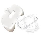 White Special For PSPGO Extra Nonslip Hand Grips W Protective Crystal Case For Sony PlayStation PSP GO Handheld Console Ergonomic Sweat Proof Gaming Handle Split Clear Protection Shells