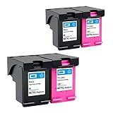 WHNG Cartuchos De Tinta Para Substituição HP 667XL Compatíveis Com HP DeskJet Ink Advantage 1275 2374 2375 2376 2775 2776 Plus 6475 6476 Plus 6075 2BK 2C