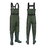 WHYUNM26 Calças De Pesca De Uma Peça Botas Macacão Anti Desgaste Impermeável Nylon De Secagem Rápida Calças De Caminhada Para Caça Sapatos
