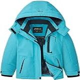 WICKHAM Jaqueta De Esqui Feminina Impermeável Para Inverno Quente Forrada Com Lã Para Neve à Prova De Vento Com Capuz Removível Casaco De Esqui Para Crianças