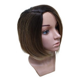 Wig Chanel Ombre Hair Mel Fibra Organica Aceita Temperatura