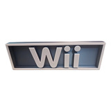 Wii Logo 3d Placa