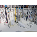 Wii Remote Com Motion Plus Branco Inside Original Nunchuck