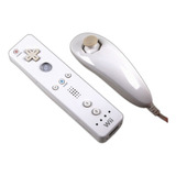 Wii Remote + Nunchuck Branco Original Nintendo Wii