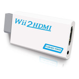 Wii2hdmi Adaptador Hdmi Nintendo Wii Pronta Entrega Branco