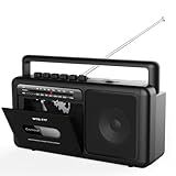 WIITHINK Wtb-777 Toca-Fitas Portátil Boombox- Rádio Am-Fm Estéreo Com Bluetooth- Usb- Gravador- Entrada Para Fone De Ouvido- Alimentação Cc-Ca- Gravador Fita