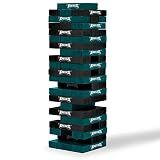 Wild Sports Nfl Philadelphia Eagles Table Top Stackers 7,6 Cm X 2,5 Cm X 12,7 Cm, Cor Do Time