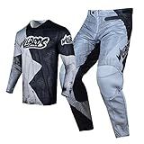 Willbros Conjunto De Calça De Jérsei De Motocross MX Gear Para Homens E Mulheres Andando De Bicicleta Off Road Downhill Dirt Bike Racewear Adulto Preto Cinza Jersey XXL Pants 38