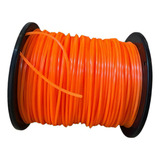 Willmax Fio Nylon Quadrado 3 00mm Bobina 2 25kg Aprox 255m Cor Laranja escuro