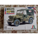 Willys Jeep Mb 80th Anniversary 1/24 Italeri Novidade