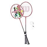 WILSON Badminton Kit V2 Com 2 Peças  1 Conjunto De Tênis  Adultos Unissex  Multicolorido  Multicor   3