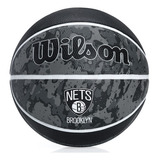 Wilson Nba Teams Nets Brooklyn No 7 Rubber Color Brooklyn Basketball Ball