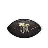 Wilson NFL Super Grip Composite Football - Tamanho Júnior- Preto-dourado