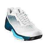 WILSON Tênis Masculino Rush Pro 4 0 Clay Branco Azul Coral Azul Atol 41