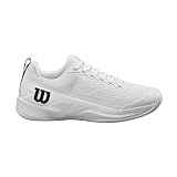 WILSON Tênis Masculino Rush Pro 4 5 Branco Preto 8 5 Wide