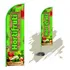 Wind Banner Dupla Face 3mt Completo Personalizado Hortifrúti