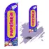 Wind Banner Dupla Face 3mt Completo Personalizado Papelaria
