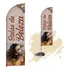 Wind Banner Dupla Face 3mt Completo Salão De Beleza