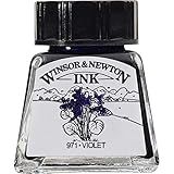 Winsor Newton Drawing Inks Tinta Para Desenho Roxo Violet 14 Ml