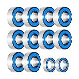 Winter Evening Complete Bearing Kit Compatible With Tamiya Blackfoot Monster Beetle Fast Attack Bearings 12 Pcs 