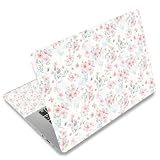 WINTOJO 11-6 13 13-3 14 15 15-6 Polegadas Netbook Laptop Skin Adesivo Decalque Capa Protetora Reutilizável Para Laptop Notebook Chromebook Flores Rosa W-NEK-48