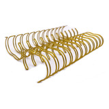 Wire o 3 4 Dourado A4 Passo 2x1 140 Folhas 50 Unidades