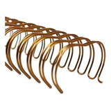 Wire o Garra Duplo Anel 5 8 A4 2x1 120fls Bronze 10un 