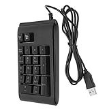 Wired Numeric Keypad Portable Plug And Play Low Noise Usb Wired Numpad For Notebook Laptop Computer For Black 