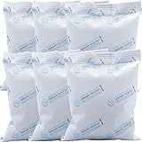 Wisesorb 6 Pacotes De Gel De Sílica De 100 Gramas Pacotes De Contas Dessecantes Brancas Para Armazenamento Pacotes Dessecantes De Gel De Sílica Puro E Seguro Pacotes De Contas De Gel De Sílica