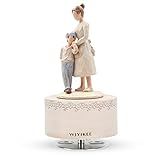 Wjyikee Caixa De Música Para Mãe, Presente Para Mãe Do Filho, Presente De Mãe, Figura Musical Esculpida Engraçada, Dia Das Mães, Ação De Graças, Aniversário, Para Mãe E Filho