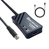 WNNZVCC Conversor Sega Saturn Para HDMI Saída De Sinal RGB Do Sega Saturn Para Conversor HDMI Cabo HDMI Para Consoles Sega Saturn Suporta Resolução 1080P 720P Comutação De Proporção De Tela 16 