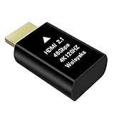Woieyeks Plugue Fichário HDMI 2 1 4K 120Hz Emulador De Exibição Virtual Adaptador De Monitor Ghost Headless Suporta 3840x2160 120HZ 1440 120HZ 1080P 120HZ Emulador De Monitor EDID 8K Não Suportado