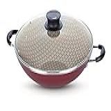 Wok De Alumínio Com Revestimento Interno De Antiaderente Tramontina Vermelho 36Cm WOK PARIS
