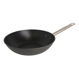 Wok De Ferro Fundido Imusa Com Alça De Aço Inoxidável E Int