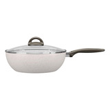 Wok Tampa Antiaderente 28cm 4 1l Ceramic Life Suprema Brinox