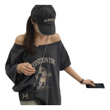 Women Off shoulder Print