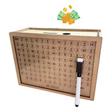 Woodbox Caixa Cofre Poupança Criativo Decorativo Contador