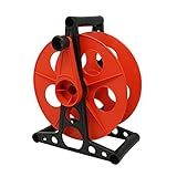 Woods Roda E103 E 103 Comporta Até 150 Extensão 16 3 3 De Cabo Calibre 14 3 Férias Corda Armazenamento De Carretel De Mangueira E Fio Leve Plástico Resistente Vermelho E Preto