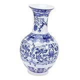 WOONEKY Vaso De Porcelana Azul E