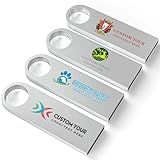 Wooolken Unidade Flash USB Personalizada De 8 GB Pacote Com 10 Unidade USB 2 0 De Metal Com Logotipo Personalizado Pen Drive USB Personalizado De 8 GB