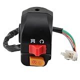 Woostar Conjunto De Substituição De Interruptor De Partida Direita Para Guidão De 22 Mm De 22 Mm Para Taotao Speedy 50 Pony 50 Vip 50 Powermax 150 50cc 150cc Qmb139 Gy6 Scooter