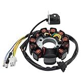 WOOSTAR Substituição Magnética Do Estator De Ignição De 11 Bobinas 7 Fios Para Motor De Scooter Kurazai Surfer 125 2011-201 GY6 150cc