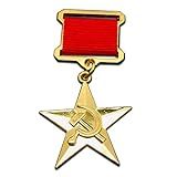 Wootall Medalha De Herói Trabalhista Socialista Da União Soviética CCCP Medalha De Estrela De Ouro Do Trabalho Da Rússia   2  Guerra Mundial EUA URSS Coleção De Medalhas Militar Coleção De Medalhas De