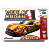 World Driver Championship Lacrado De Fábrica Nintendo 64 