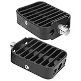 Wosune Pedal De Caiaque- Pedal De Canoagem- 1 Par De Almofadas Profissionais De Plástico Para Barcos De Pesca Para Caiaque