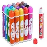 WOSWEL Marcadores De Pontos 20 Cores Laváveis Para Crianças Pré Escolares Suprimentos De Bingo Kits De Arte E Artesanato Kit De Colorir Não Tóxico à Base De água