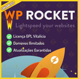 Wp Rocket Full Licença Vitalícia Envio Imediato