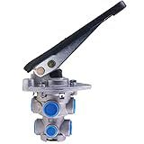 WQSING E 3 Válvula De Freio De Pé De Circuito único 277863 KN22100 Com Pedal Para Bendix Velvac 034038 Para Haldex KN22100X IHC 428186R2 428186R92 Para Midland Automann 170 277863 Pedal De Controle